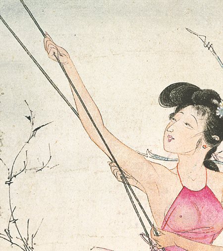 鹤城-胡也佛的仕女画和最知名的金瓶梅秘戏图